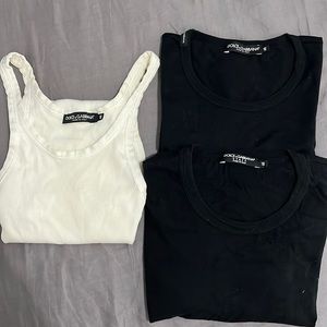 Dolce Gabbana t-shirts and tank top